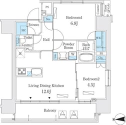 ヴィークブライト湯島の物件間取画像